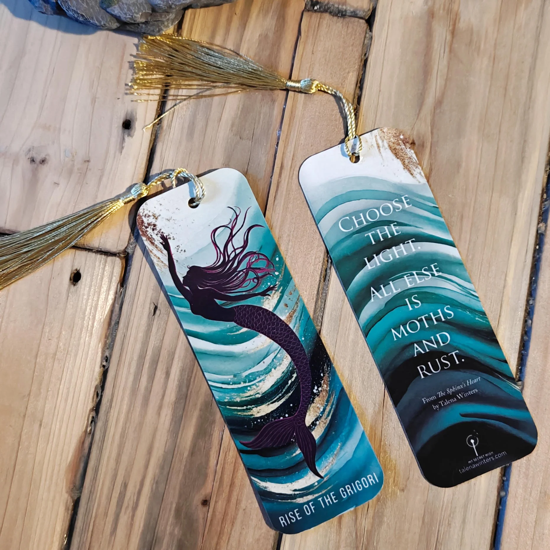Inspiring Mermaid Bookmark with Tassel (Rise of the Grigori
